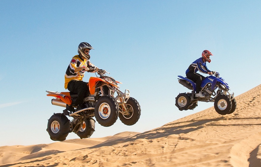 desert safari with quad bike